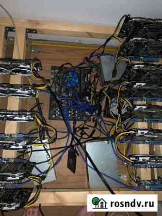 Майнинг ферма рх580 на 8g Лангепас