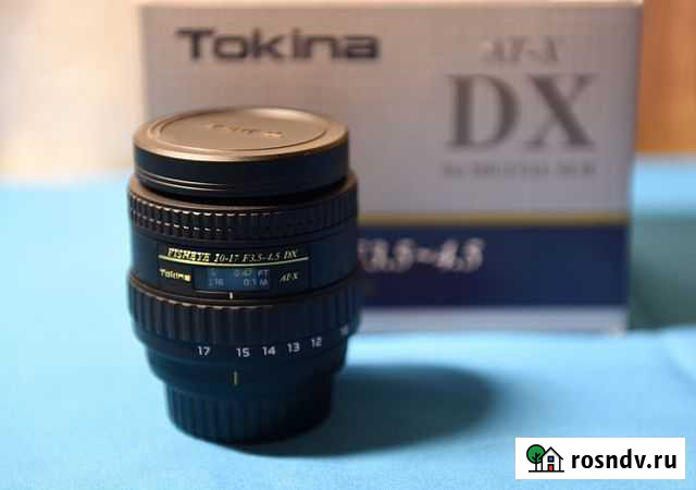 Объектив Tokina 10-17 fisheye для Nikon Новочеркасск - изображение 1