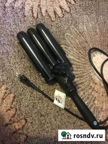 Тройная плойка для волос Arkatique Dark 28 мм Балашиха - изображение 1