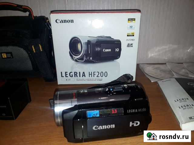 Видеокамера canon legria hf200 Сертолово - изображение 1