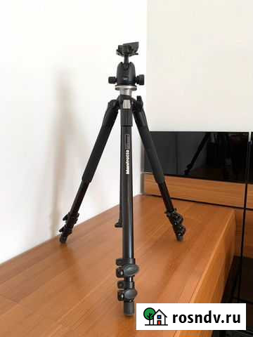 Штатив Manfrotto 190XB + голова 496RC2 Новый Магнитогорск - изображение 1