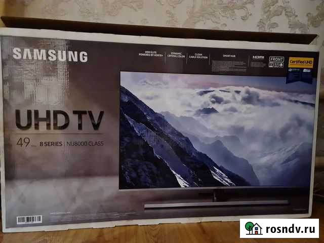 Телевизор Samsung UE49NU8070U (битый экран) Сураж - изображение 1