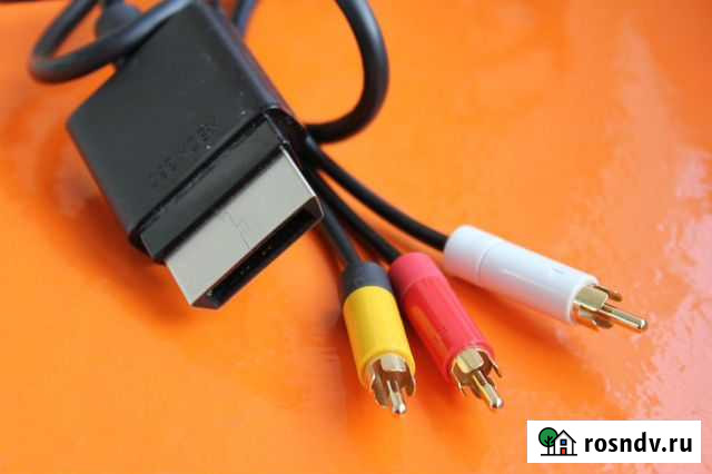 Композитный AV-кабель для Xbox 360 оригинал Пермь - изображение 1