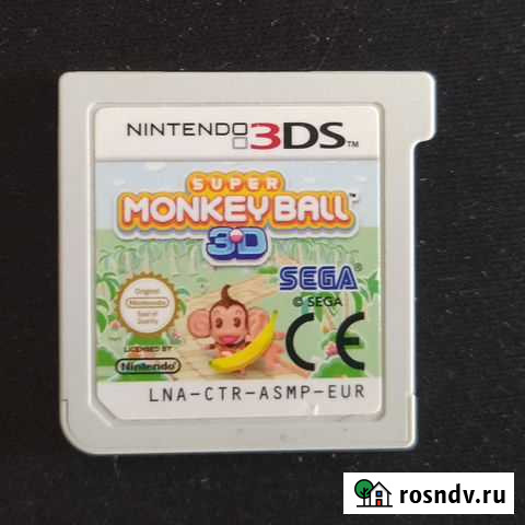 Nintendo 3ds/2ds игра Super Monkey Ball 3D Ярославль - изображение 1