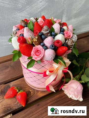 Букет из клубники в шоколаде Вологда - изображение 1