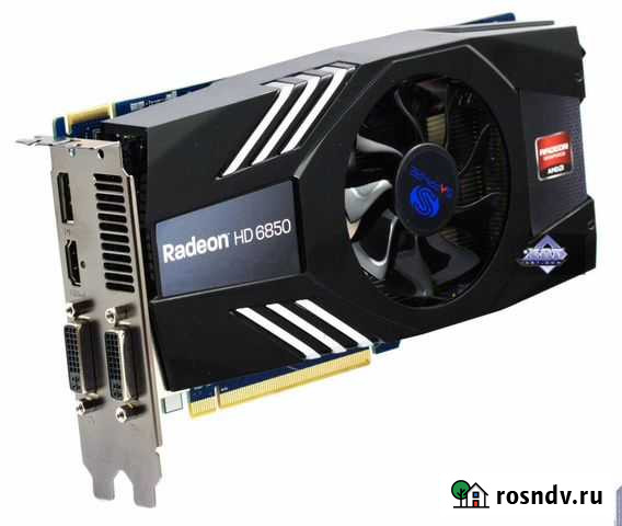 Видеокарта Asus Radeon HD 6850 (проблемная) Ростов-на-Дону - изображение 1