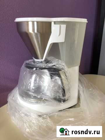 Кофеварка капельная Melitta Easy Top(белая/серебр) Шуя - изображение 1