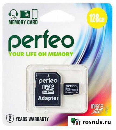 Карта памяти Perfeo microsdxc 128GB High-Capacity Казань - изображение 1