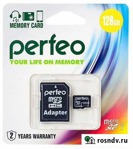 Карта памяти Perfeo microsdxc 128GB High-Capacity Казань - изображение 1