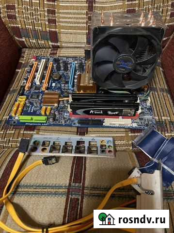 Мат. плата Gigabyte GA-EP45-DS4, Intel Q6600 Рассказово - изображение 1