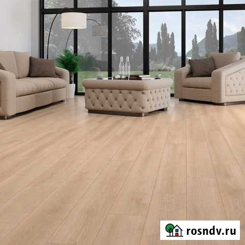 Ламинат бежевый дуб 33 класс 10 мм Платинум Химки - изображение 1