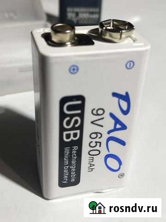 Акб 9v 650ma/h, зарядка microusb Сарапул - изображение 1