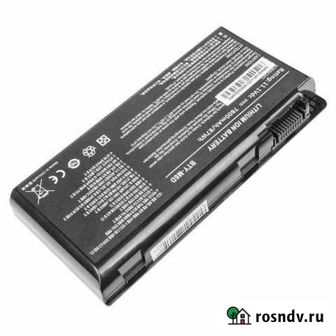 Акб для ноут. MSI GT60 (BTY-M6D). Отп. в регионы Челябинск - изображение 1