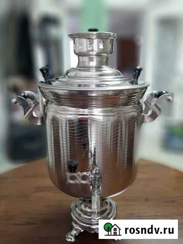 Самовар на дровах старинный новый Азовская - изображение 1