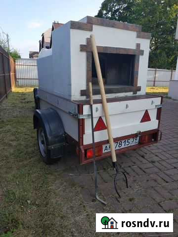 Дровяная печь на колесах Калининград - изображение 1