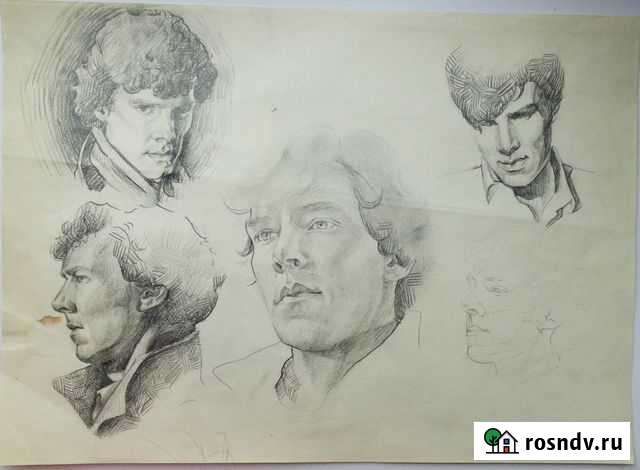 Бенедикт Камбербэтч. Наброски. А4 Чебоксары - изображение 1
