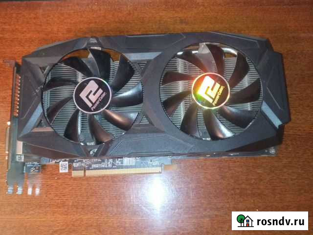 Видеокарта rx580 8gb Power color бу Брянск - изображение 1