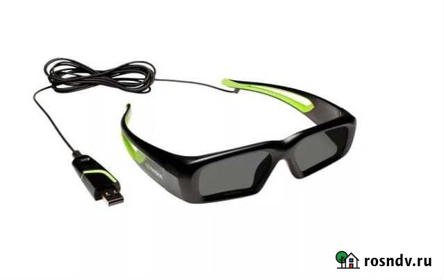 Очки 3d vision nvidia проводные Пенза - изображение 1
