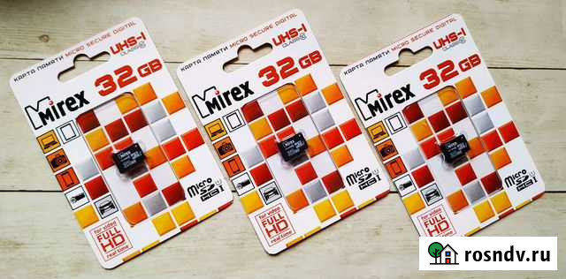 Красные Мирексы (MicroSd) З2гб Ульяновск - изображение 1