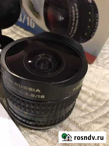 Объектив Zenitar C 2.8/16 fisheye Иркутск - изображение 1