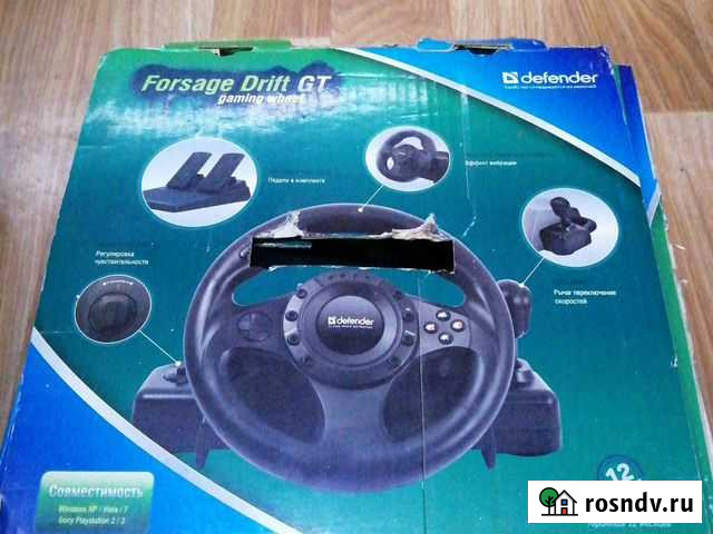 Игровой руль с педалями Улан-Удэ - изображение 1