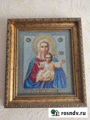 Икона вышитая бисером Ярославль - изображение 1
