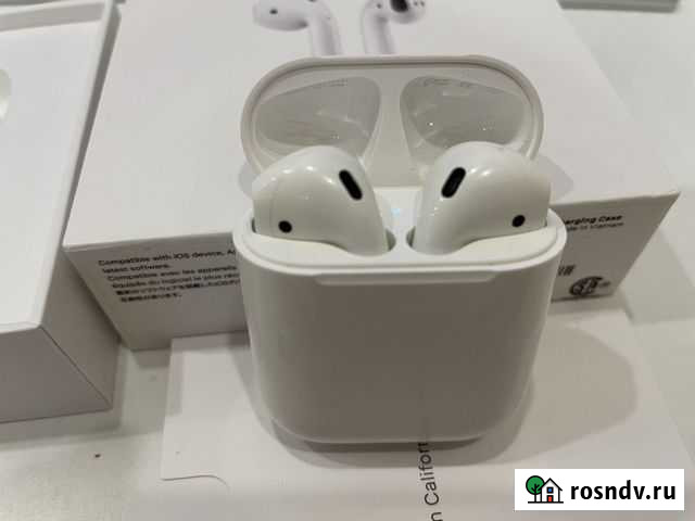 Airpods 2 оригинал Мурино - изображение 1