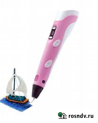 3D ручка Spider Pen lite с ЖК дисплеем, розовая Курск - изображение 1