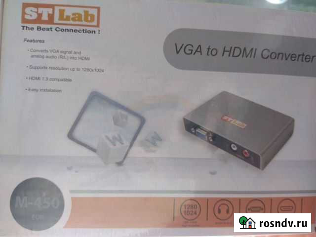 Активный VGA-hdmi конвертер ST-Lab M450 Самара - изображение 1