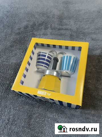 Новая гейзерная кофеварка Bialetti с 2 стаканами Чебоксары - изображение 1