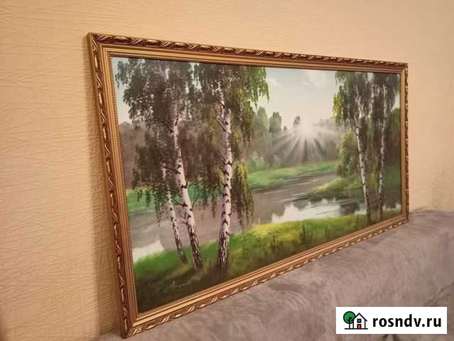 Картина маслом пейзаж Астрахань - изображение 1