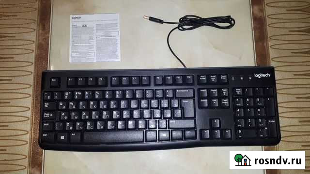Клавиатура Logitech k 120, новая Балашиха - изображение 1