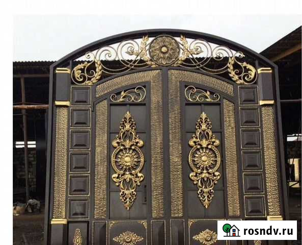 Кованые ворота Леваши - изображение 1