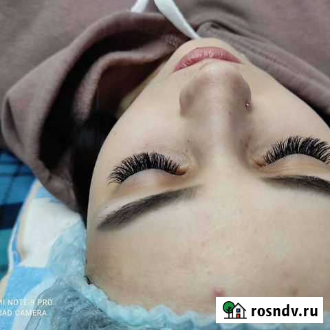 Наращивание ресниц прикорневой обьем волос Курган - изображение 1