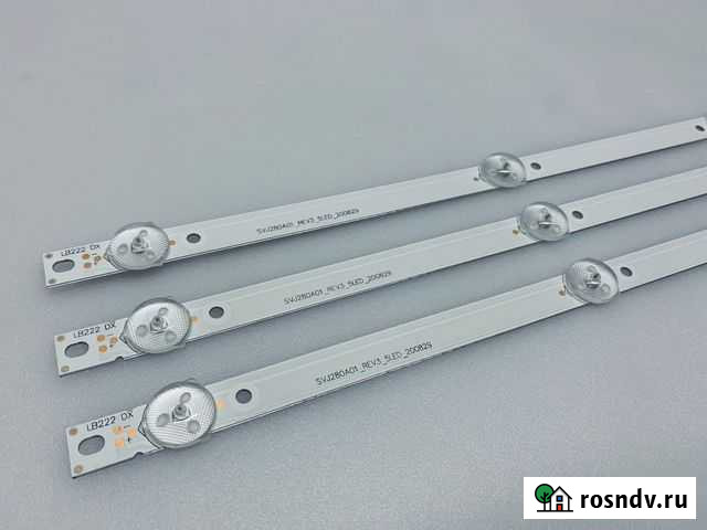 Подсветка SVJ280A01 REV3 5LED 130402 Dexp 28A3000 Владивосток - изображение 1
