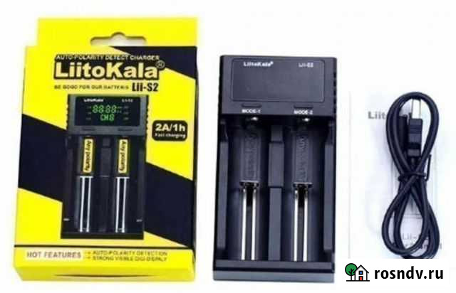 Новое Умное зарядное устройство LiitoKala Lii-S2 Иркутск - изображение 1