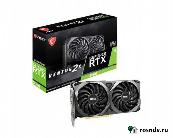 Видеокарта MSI GeForce RTX 3060 в Наличии Иркутск - изображение 1