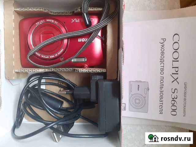 Цифровая фотокамера Nikon coolpix s3600 Обнинск - изображение 1