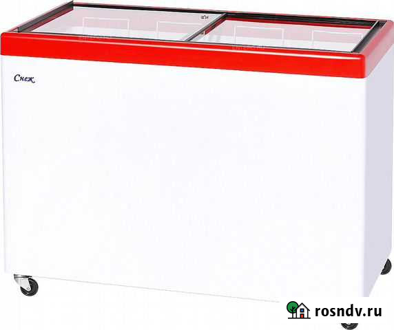 Ларь морозильный Снеж млп-400 красный Томск - изображение 1