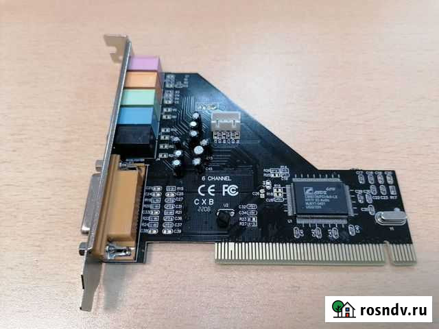PCI звуковая карта C-Media CMI-8738/PCI-6ch-LX,раб Иваново - изображение 1