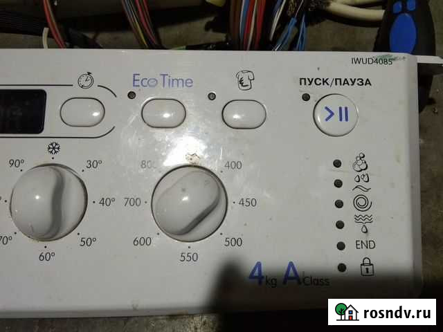 Помпа, мотор, прессостат, мозги Indesit iwud 4085 Микунь - изображение 1