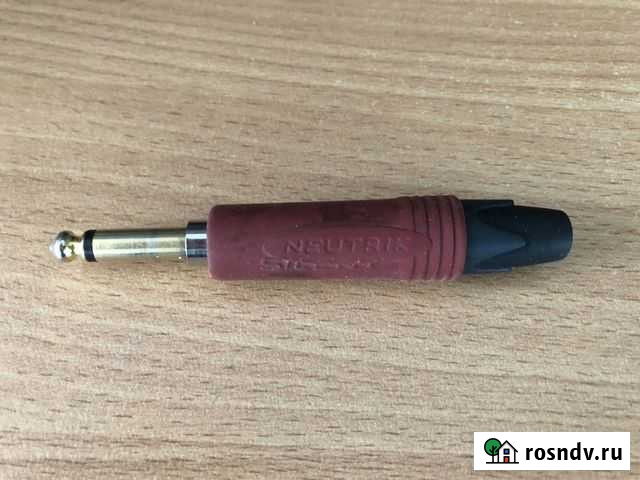 Гитарный штекер neutrik jack 6,3 с выключателем Мурино - изображение 1