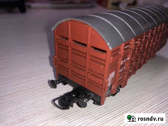 Модель вагона-скотовоза. roco. H0 Казань - изображение 1