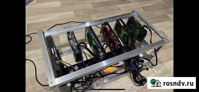 Майнинг ферма риг 170 мгх gtx 1660 super Казань - изображение 1