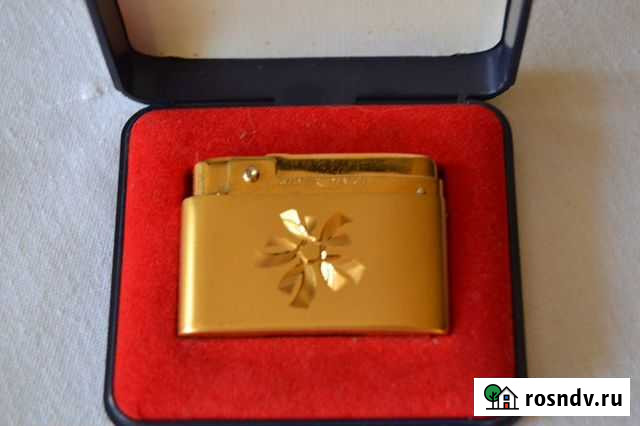 Зажигалка газовая Silver Match цвет золотой Самара - изображение 1