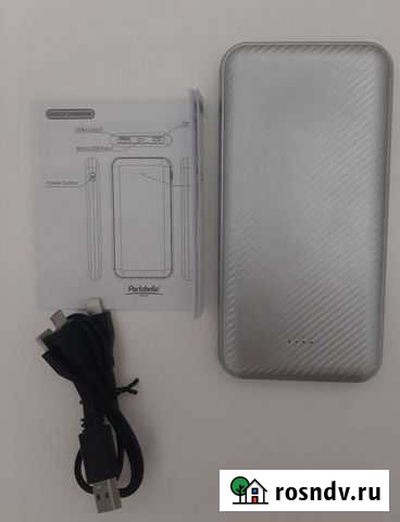 Внешний аккумулятор Portobello Carbon 10000mAh Воронеж - изображение 1