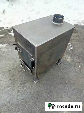 Печь на дровах, 6мм, буржуйка, в наличии Липецк - изображение 1