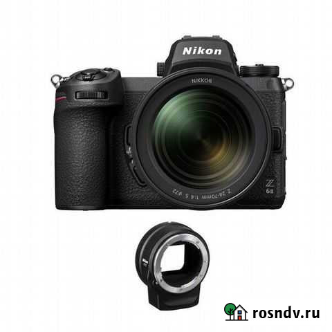 Nikon Z5 Kit 24-50 f4.5 - 6.3 VR + переходник FTZ Иркутск - изображение 1