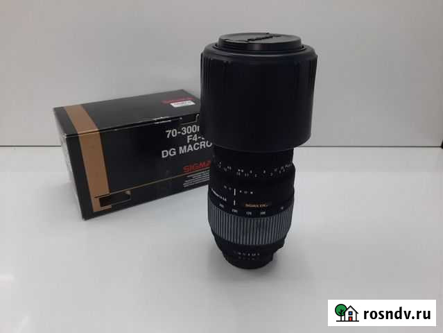 Объективы Sigma 70-300mm F4-5.6 DG Macro Ульяновск - изображение 1