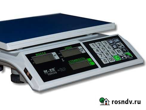 Весы для торговли MER Slim 326AC power. Доставка Уфа - изображение 1